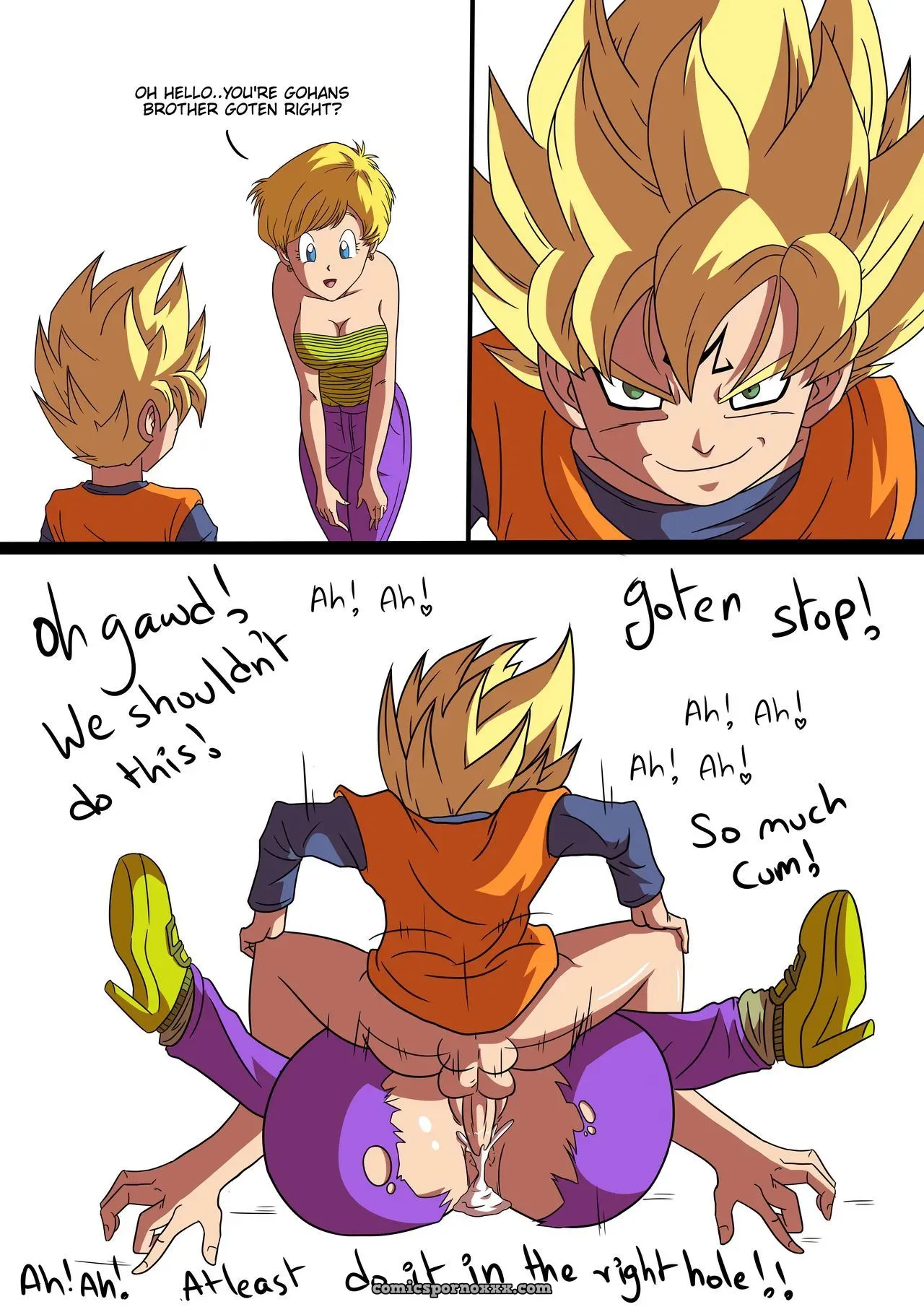 Majin Goten: Fucking Powerful - Page 3