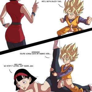 Majin Goten: Fucking Powerful - Page 1