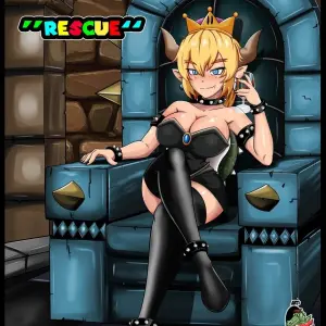 Bowsette Rescue Porn Comic - Page 1