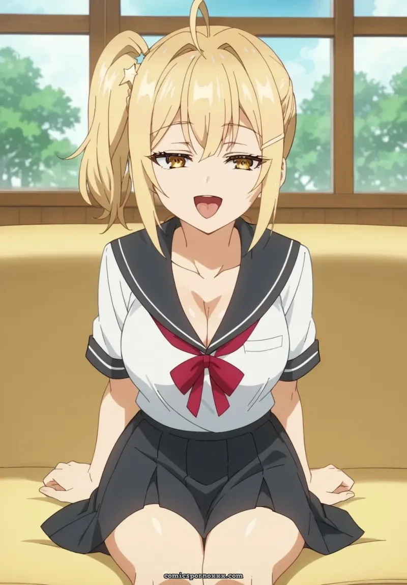 Nonoa Miyamae Hentai: The Busty Blonde With a Secret - Page 4