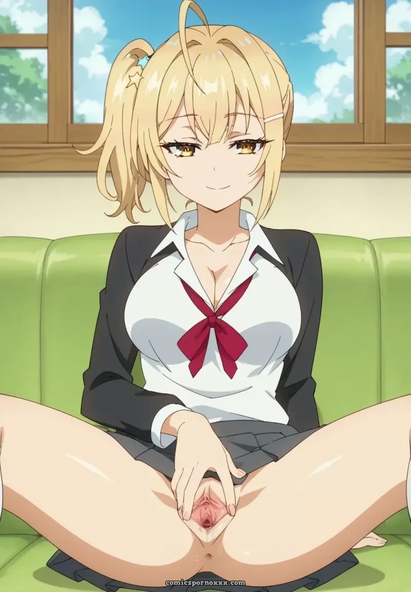 Nonoa Miyamae Hentai: The Busty Blonde With a Secret - Page 9