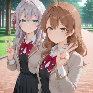 Alya x Masha Kujou Yuri - Page 1