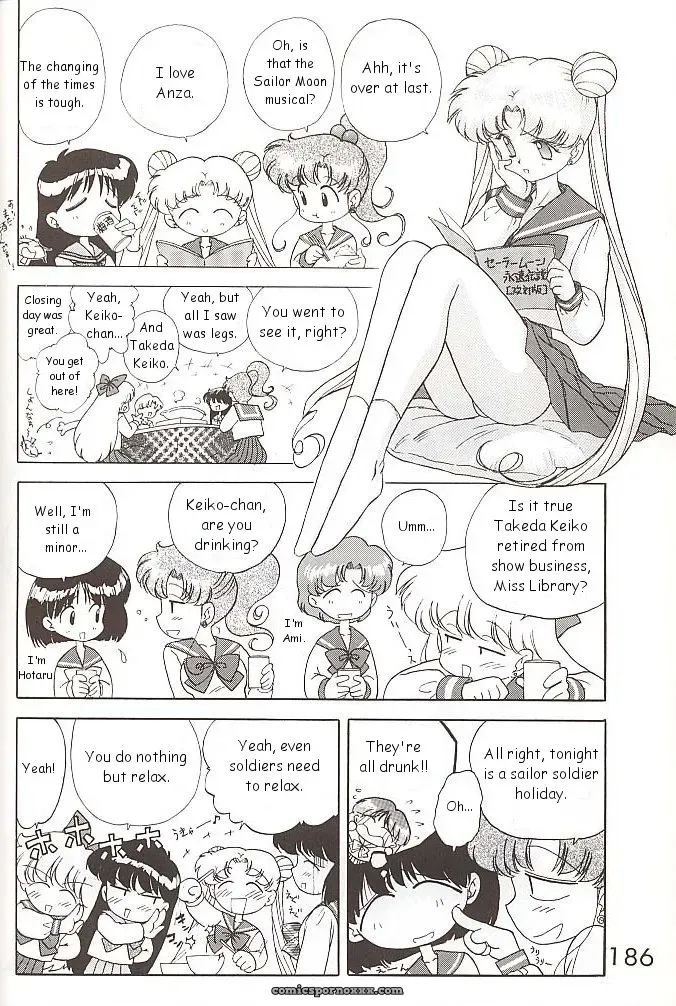 Black Dog vs Star Platinum: Bishoujo Senshi Sailor Moon - Page 185