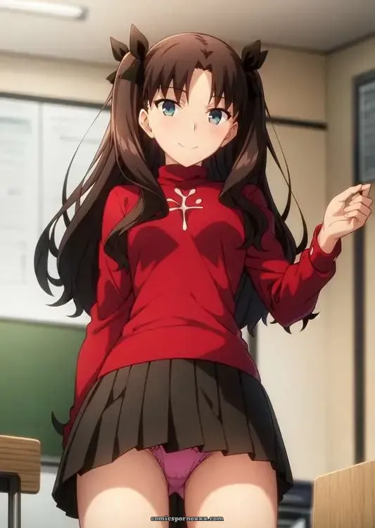 Rin Tohsaka Fate School Uniform - Page 4