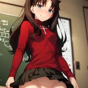 Rin Tohsaka Fate School Uniform - Page 5