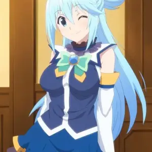 Aqua's Seductive Slumber: Konosuba's Erotic Encounter - Page 1