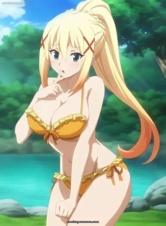 Darkness Bath Naked Sex Scene Konosuba - Page 1