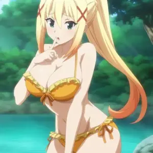 Darkness Bath Naked Sex Scene Konosuba - Page 1